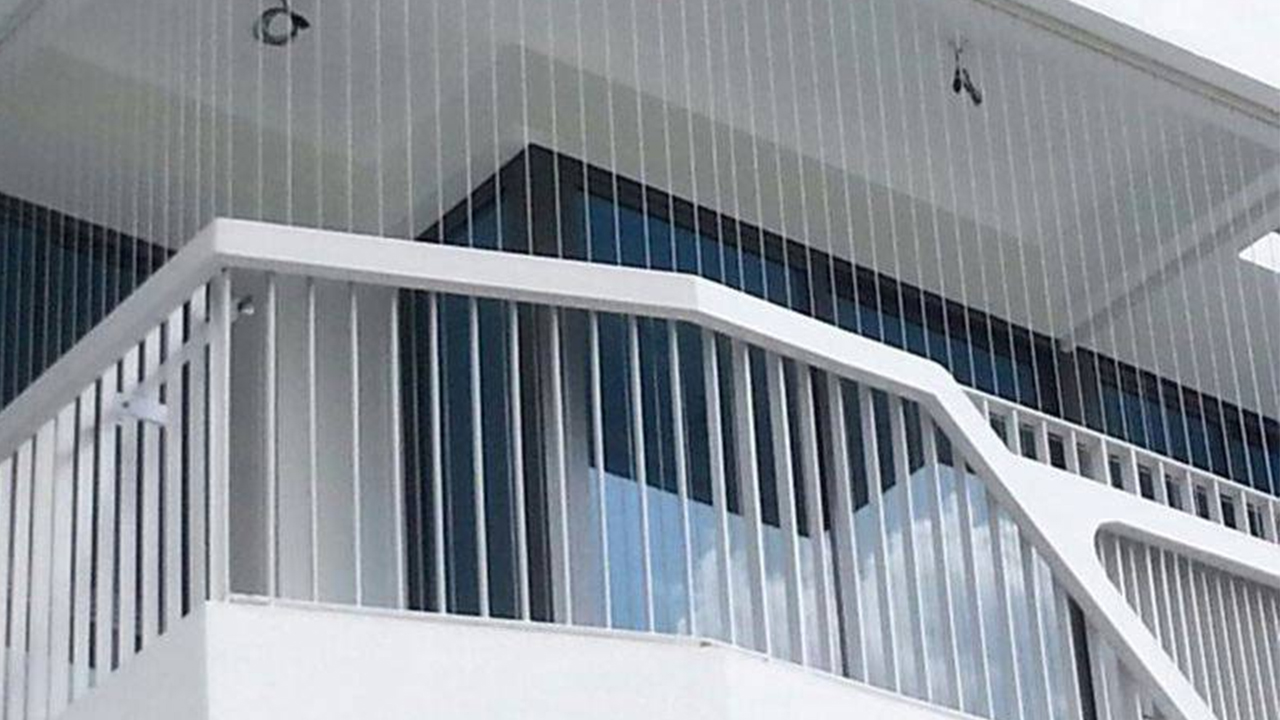 Invisible Safety Grill for Balcony